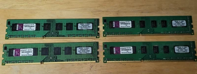 4 Kingston 12GB (2x4GB and 2x2GB) Computer Memory Ram - Image 1 of 4