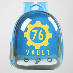 Retro Style Big Backpack Property of Vault Style W Tumbler W Straw Old Style - Picture 1 of 3