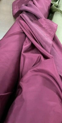 Polyester Taffeta Fabric 2 Colours PRICED TO CLEAR Sold By Metre FREE SHIPPING - Image 1 of 2