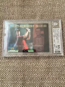 2001 Upper Deck TIGER WOODS CHAMPIONSHIP #2872/3000 #TCC21 BGS 8.5 Masters - Picture 1 of 4