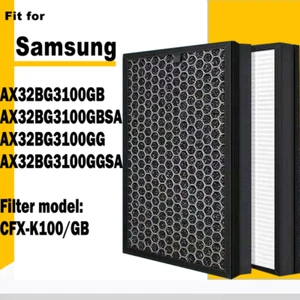 Replacement HEPA Carbon Filter CFX-K100/GB for Samsung Air Purifier AX32BG3100GB - Picture 1 of 9