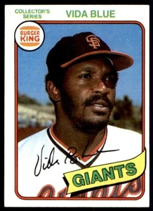 1980 BURGER KING PITCH, HIT & RUN #1 VIDA BLUE SAN FRANCISCO GIANTS - Picture 1 of 2