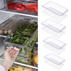 4pcs Kitchen Refrigerator Food Storage Box Fruit Container Holder Organize Box  
