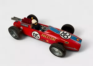 Prestone 85 Tin Toy Yonezawa giocattolo latta Japan Trade Mark Lotus Ford racer - Foto 1 di 18