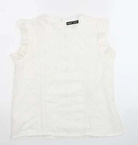 SheIn Womens White Polyester Blend Blouse Size S - Picture 1 of 12