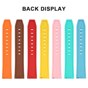 20MM Watch Strap Fluorine Rubber Watch Bands For Omega X Swatch Waterproof - Zdjęcie 1 z 32