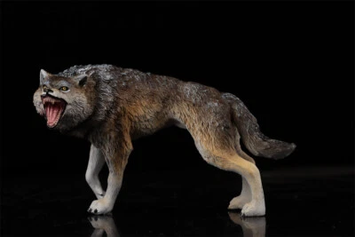 Earth Story Hombre Dire Wolf Modelo Animal Prehistórico Figura Adulto Niños Juguetes de Regalo Foto 1 de 4
