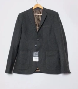 Topman Green Wool Blend Skinny Jacket 40” - Picture 1 of 8