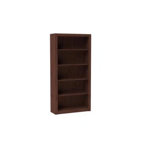 Manhattan Comfort Accent Bookcase 71.85" Composite Open Storage 5-Shelves Brown - Picture 1 of 5