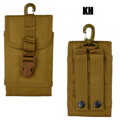Tactical Military MOLLE Phone Case Pouch Waist Clip-On Holster Belt Clip Bag USA - Image 1 of 4