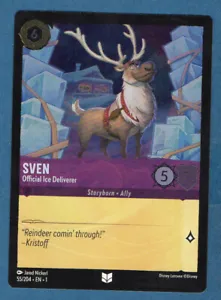 Sven Official Ice Deliverer - 55/204 HOLO FOIL Uncommon - Disney Lorcana TCG - Picture 1 of 2