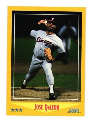 1988 Score #508 Jose DeLeon Chicago White Sox - Image 1 of 2