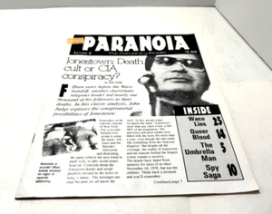 Paranoia Magazin - The Conspiracy Reader Ausgabe 2 Jim Jones Jonestown Herbst 1993 - Bild 1 von 9