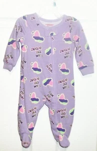 Baby Girls Footed Sleeper "I AM THE FUTURE"Size 0-3 m or 3-6 m NEW - Picture 1 of 4