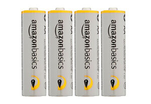 AmazonBasics Batteries Stylus Alkaline Aa Performance, Pack Of 4 Pieces
