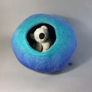 Cat Cave Beds 100% Natural Sheep Wool PetCore CatCore Animal Home BasicCore  - Picture 1 of 6