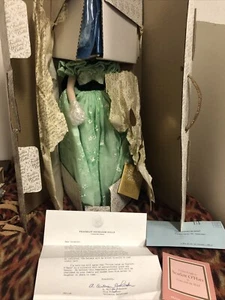 Vivian Leigh As Scarlett O’Hara Franklin Heirloom Dolls New Open Box - Picture 1 of 15