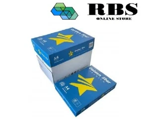 Carta a4 per stampante fotocopie 5 10 risme stampanti risma 500 fogli da 75g - Foto 1 di 3
