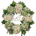 Vivid Hydrangea Wreath For House Front Door Stunning Wedding Party Decor