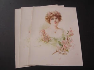 WHOLESALE Lot of 10 Old 1904 Antique VICTORIAN PRINTS - ACTRESS - Ellen Terry - Picture 1 of 1