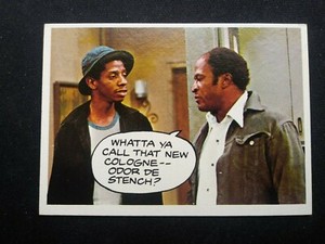 1975 Topps Good Times Card # 5 Whatta ya call that new cologne--Odor de... (EX)