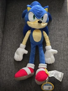 Sonic the Hedgehog Pillow, Stuffed Plush Sega Doll, Big Head, 22 Inches, Ages 3+ - Picture 1 of 2