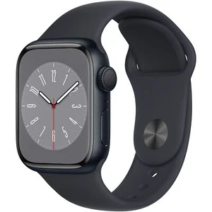 Apple Watch Series 8 45mm (GPS) Aluminium Czarny Duży czarny pasek - Dopuszczalny - Zdjęcie 1 z 2