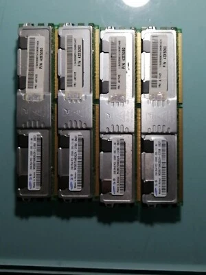 Samsung 8GB (4X2GB) PC2-5300F DDR2-667 ECC SERVER RAM. From IBM Sever  - image 1 of 3