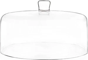 Glass Cake Dome, Cake Cover Lid for Freshness and Display | 12" Diameter - Picture 1 of 12