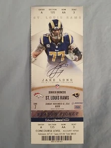 11-16-14 2014 Denver Broncos @ St. Louis Rams Ticket Stub *Manning 389 yrds - Picture 1 of 2