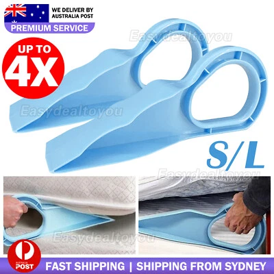 2x X-Large Ergonomic Mattress Lifter Wedge Elevator Bed Making Lifting Tool - image 1 of 4