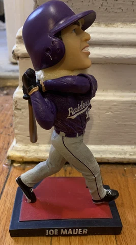 Joe Mauer Bobblehead Cretin-Derham Hall New In Box #1 Of 4 Minnesota Twins HS Cover