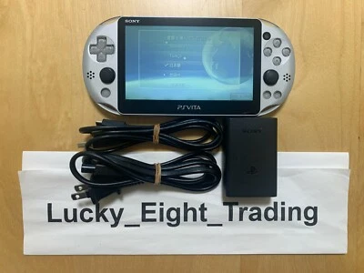 PS Vita Silver PCH 2000 ZA25 Console Charger PSV Slim [CC] - Image 1 of 4