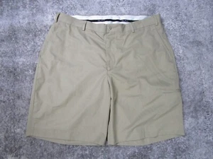 Alan Flusser Shorts Mens 40 Biege  Flat Front Khaki Golf Stretch Outdoors Hiking - Picture 1 of 8