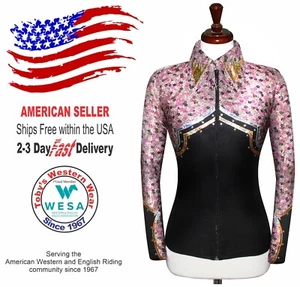 Toby's Western Showmanship Horsemanship Pleasure Show Jacket Shirt Rodeo Queen - Picture 1 of 4