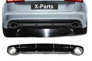 Difusor Trasero Negro Incl. Parabrisas para Audi A6 C7 Limo Avant 2012-2014 No - Imagen 1 de 1
