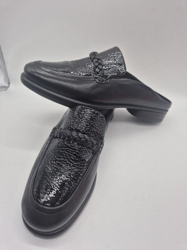 ECCO Scarpe Donna Mules Taglia 39 EU US 8 8.5 Scolpito LX Slip On Nero (296)