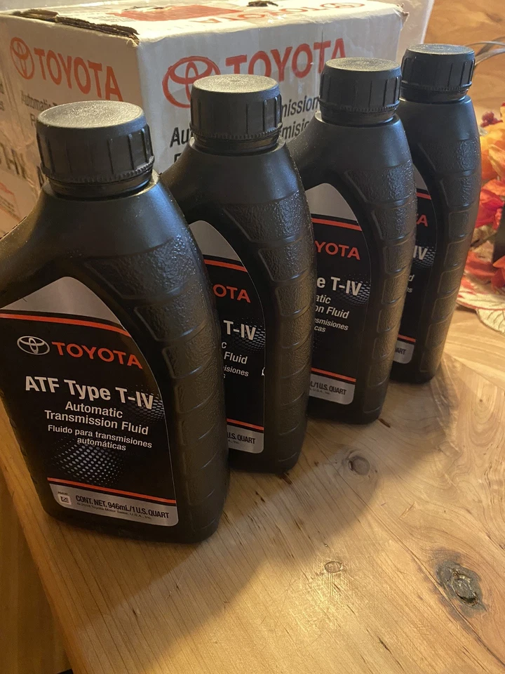 Óleo fluido de transmissão automática genuíno Toyota T-IV 4 quartos ATF para Lexus Scion - Imagem 1 de 3
