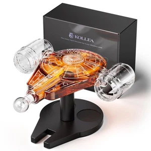 Birthday Gifts for Men Dad, Galaxy Spaceship Whiskey Decanter Sets for Men, S... - Picture 1 of 7