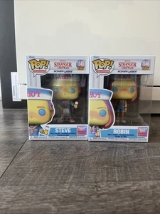 Funko Pop! Stranger Things Steve Robin Scoops Ahoi Sherbet Überraschung 2er Set - Bild 1 von 6