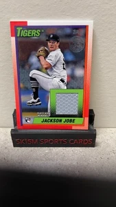 2025 Topps Series 2 Jackson Jobe 90 Topps Relic RC #90R2-JJ Tigers - Bild 1 von 2