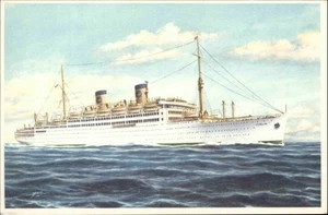 Motivkarte SCHIFFE & Seefahrt Schiff Ship M/S ITALIA der Home Lines, ungelaufen - Picture 1 of 2