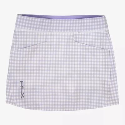 RLX Ralph Lauren Performance Stretch Golf Skort Women's XS Purple Multi Pull On - Image 1 of 4