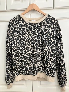 Top manga larga cuello redondo estampado animal mezcla algodón MAEVE talla XS - Imagen 1 de 5