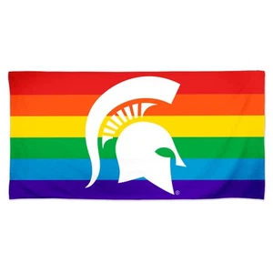 WinCraft Michigan State Spartans 30'' x 60'' Pride Spectra Beach Towel - Picture 1 of 1