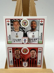 PANINI EFL 2025 - 26  STICKER Bromley FC/Walsall FC #715B #786B - Picture 1 of 4