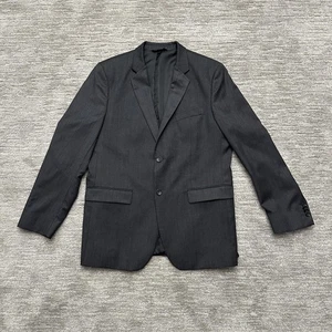 Banana Republic Blazer Mens 44R Charcoal Gray Tailored Fit 100% Wool Two Button - Picture 1 of 10
