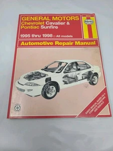 Haynes 38016 Repair Manual Pontiac Sunfire Chevrolet Chevy Cavalier 1995 -1998 - Picture 1 of 2