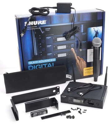 Shure GLXD24R/SM58 Digital Wireless Handheld Microphone System - Image 1 of 4