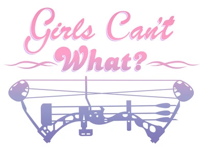 Camiseta de caza con arco para mujer, camiseta para niña Can't What, arco compuesto, cazadora Foto 1 de 2